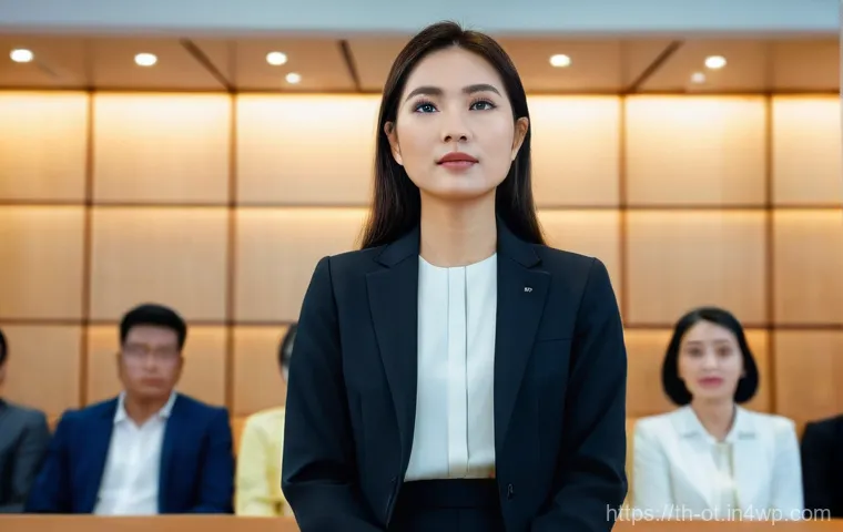 즉흥 스피치의 동기 부여 요소 - **Prompt:** A modern, brightly lit conference room in Bangkok, Thailand. A young Thai woman, approxi...